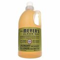 Sc Johnson Mrs.Meyers, LIQUID LAUNDRY DETERGENT, LEMON VERBENA SCENT, 64 OZ BOTTLE, 6PK 651369